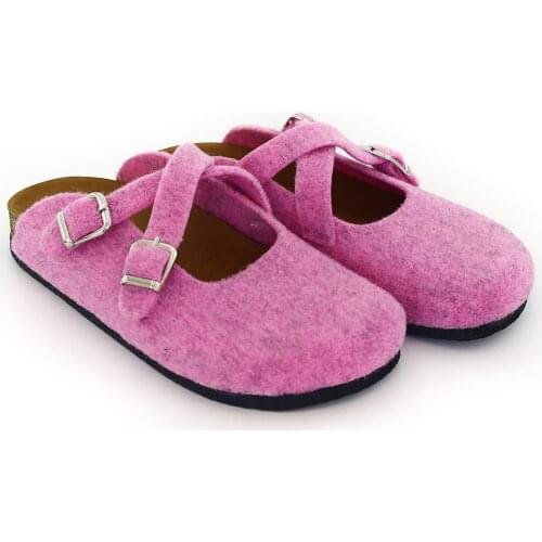 Felt Zigzag Pink Orthopedic Sabo Slippers 2021 New Women Comfortable Comfort Nurse Doctor Hospital Orthopedic Cook Work Slippers