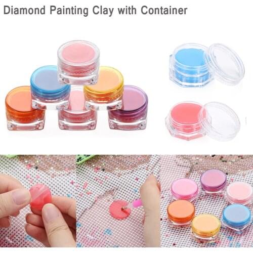 1PC Diamond Painting Glue Clay Cross Stitch Embroidery Point Drill Pen Sticking Drilling Mud Art Tools DIY Painting Accessories