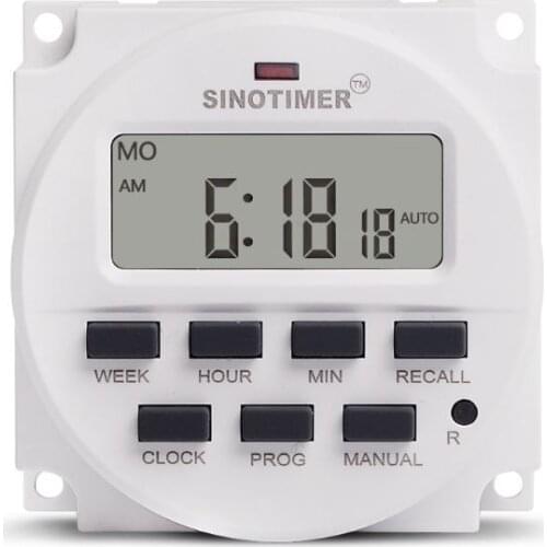 DC 12V 7 Days Weekly Programmable Timer Switch Countdown Time Relay Digital Timer Switch
