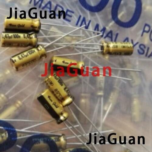 20PCS NICHICON FG 100V0.47UF 5x11MM fine gold 0.47UF 100V FineGold MUSE Audio Capacitor 100V0.47UF 0.47UF/100V