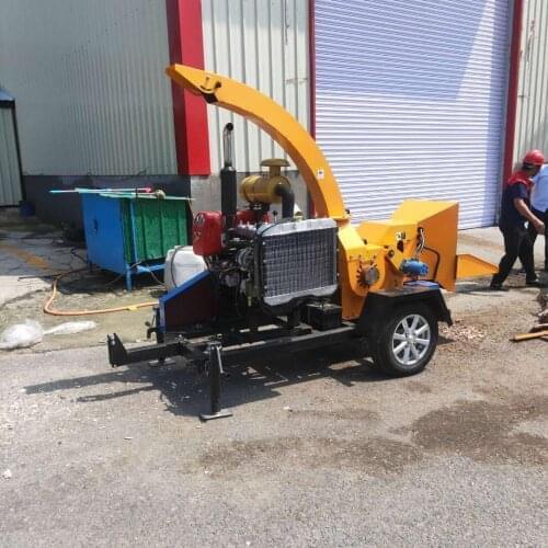 20HP High quality biomass wood chipper shredder machine for wood branch bamboo grain straw