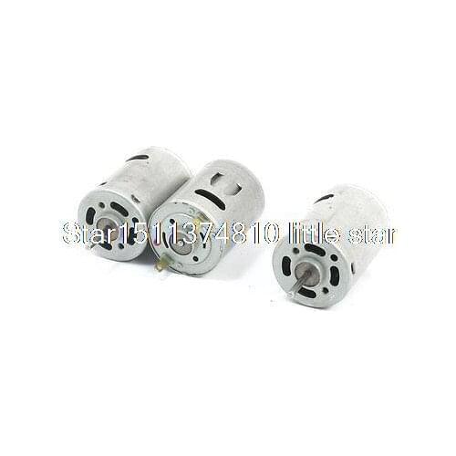3PCS RS380 6-12V 6000-15000RPM Speed Magnetic Micro DC Motor for Hair Clipper