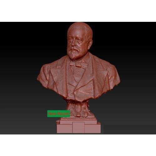 3D model stl format, 3D solid model rotation sculpture for cnc machine Henry Tate