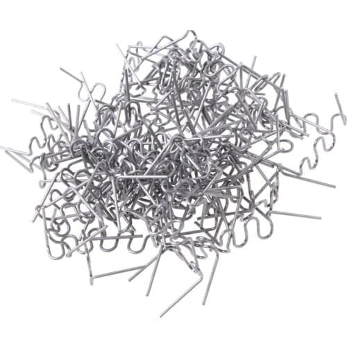 400Pcs Pre-cut Staples Hot Staples For Plastic Stapler Repair Kit Welder 4 Sizes