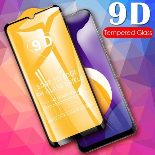 9D Full Cover Tempered Glass For Samsung Galaxy M32 M42 M02 M12 M30 M20 M10 M40 Screen Protector Protective Film Glass