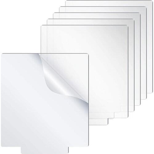 Acrylic Sheet Clear Cast for LED Light Base Table Signs DIY Display Projects Craft Led Lights for Projects 6 Pieces