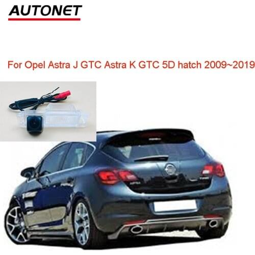 Autonet Rear view camera For Opel Astra J GTC Astra K GTC 5D hatch 2009~2019 AHD camera/CCD license plate camera