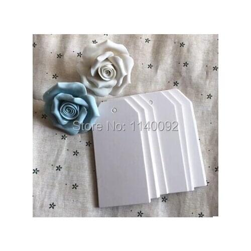Free shipping wholesales 200 pcs a lot 4.5x9.5cm blank white hang tag/gift price tag/clothing paper hang tag/trademarks/labels