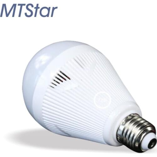 MTStar 2MP/3MP Panorama Wifi Camera Lamp Panoramic Bulb Security Wireless Ip Fisheye HD Camera