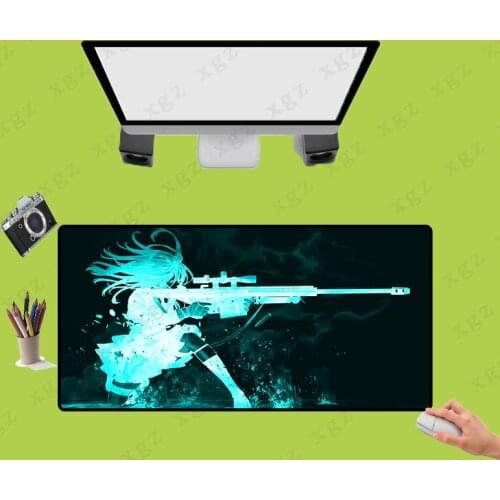 XGZ CS GO Large Mouse Pad Speed Keyboards Mat Rubber Gaming Mousepad Desk Mat for Game Player Desktop PC Computer Laptop