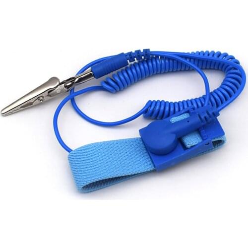 Bracelet Electrostatic Self Defense Anti Static ESD Discharge Reusable Wrist Strap Hand with Grounding Wire Welding Work Gloves