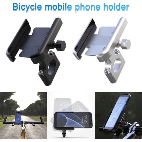 Aluminum Alloy Motorcycle Bike Bicycle Phone Holder for 4-7 inch Smartphone GPS 20-30mm Handlebar Mount Motorbike Accessories