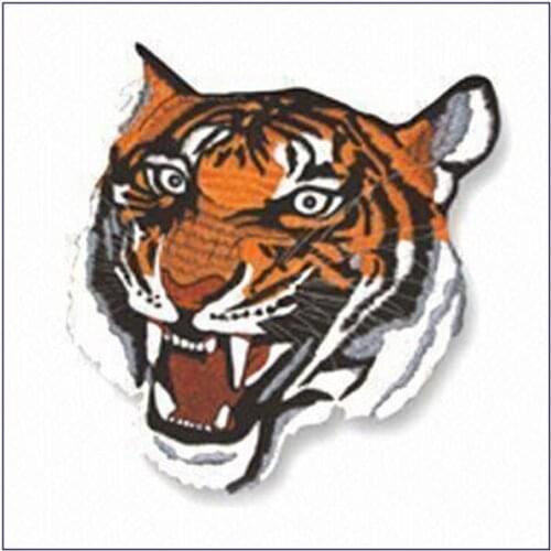 Hot Selling 3" Embroidery Patches for Clothes iron on patches made of twill merrow border with PVC back MOQ 50pcs free shipping