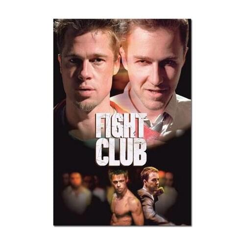 Fight Club Classic Picture Art Film Print Silk Poster for Your Home Wall Decor 24x36inch