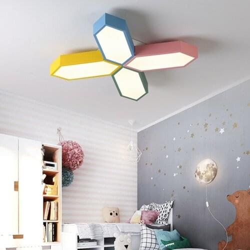 Creative Dutch windmill Shape Ceiling Lights for kids baby room light plafon led techo lampy sufitowe Bedroom study Ceiling Lamp