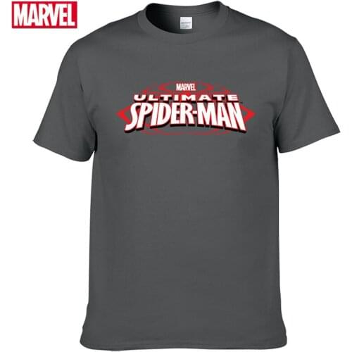 Marvel The Avengers Spider Man t shirt Comfortable Breathable 100% cotton Fashion clothes for teens Summer Tops T-shirts men #92