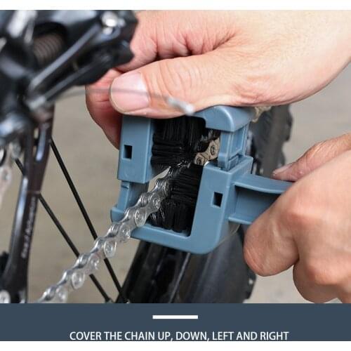 Bicycle Chain Cleaning Brush Plastic Chain Gear Grunge Wheel Brush Portable Bike Motorcycle MTB Cleaning Tool Rim Care Tire