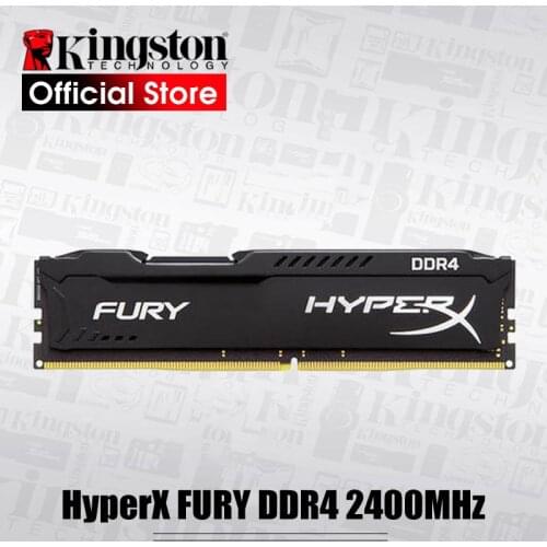 Original Kingston HyperX FURY DDR4 2400MHz 4GB 8GB 16GB Desktop RAM Internal Memory CL15 DIMM 288-pin 2666MHz 3200MHz For Gaming