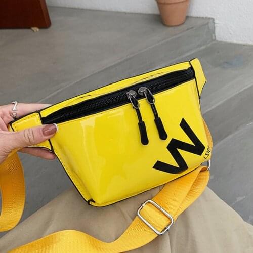 Women Waist Bag Fashion Casual Letters Chest Bags Pu Leather Crossbody Chest Purse Outdoor Fanny Packs Female Summer Belt Bag