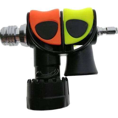 Standard Dive Alert Connector Scuba Dive Dual Air Powered Surface Horn Signaling Fitting