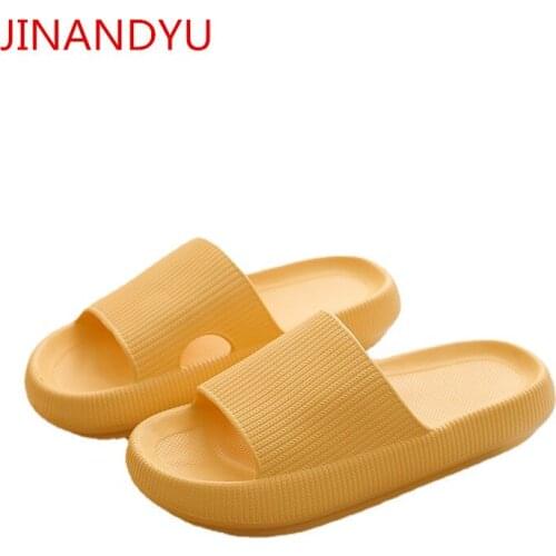 Unisex Bathroom Ladies Shoes Beach Slippers Thick Sole House Slippers for Women Men Outdoor Casual Summer Shoes Eva Slippers