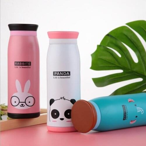 Classic Big Belly Vacuum Vacuum Cup Double Layer Stainless Steel Cartoon Heat Preservation Water Cup Student Children Water Cup