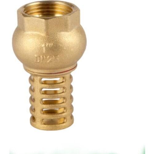 1/2" 3/4" 1" DN15 DN20 DN25 DN32 DN40 DN50 DN65 Female Thread Bottom Valve Brass Water Pump Foot Valve