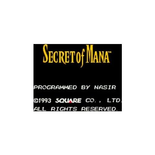 Secret of Mana 16 bit Big Gray Game Card For NTSC Game Player Drop Shipping