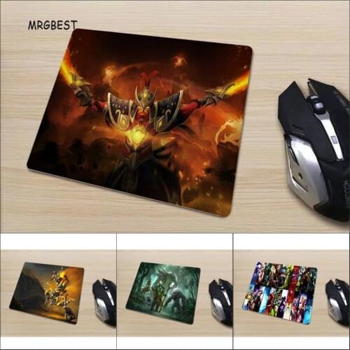Small Size Printed Mouse Pad DOTA Gaming Non-slip Rubber Pads Laptop PC Game Accessories Desk Mat for DOTA Gamer Playing
