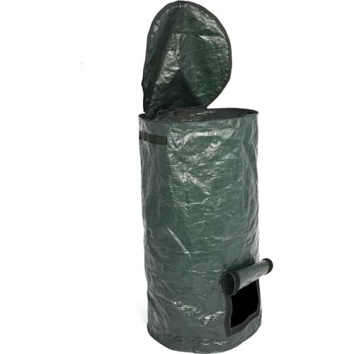 Reuseable Garden Leaf Waste Can Yard Compost Bin for Fruit Kitchen Waste Grower STTA889