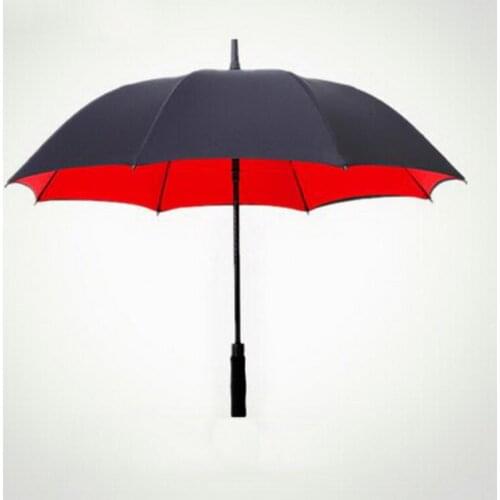 Male / female/ Windproof /Anti-sun/Ergonomic Design/ Extra Long Straight handle umbrella/ Anti-slip Handle /tb181128