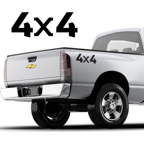 For (2Pcs)Aftermarket 4x4 decal sticker for truck bed, Fits any make F150 F250 RAM