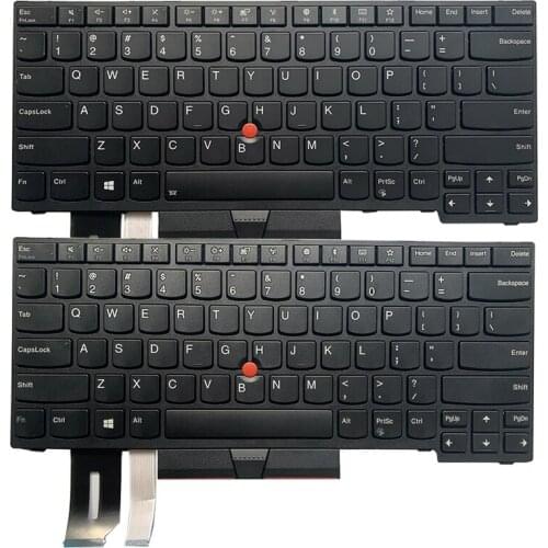 NEW US laptop keyboard FOR Lenovo ThinkPad E480 E485 L480 T480S L380 L490 yoga US keyboard 01YP400 01YP440