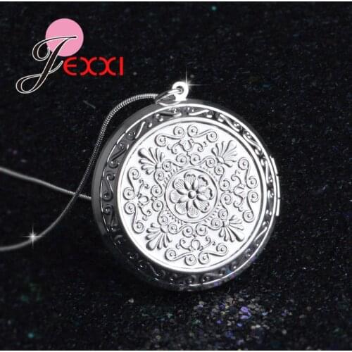 New Arrival Unique 925 Sterling Silver Workmanship Meaning Extraordinary Pocket Watch Women Necklace Trendy Jewelry Support