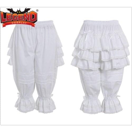 New Arrival Japanese Lolita Pumpkin Shorts Safety Pants White Pumpkin Bubble Bloomer Safety Under Pants