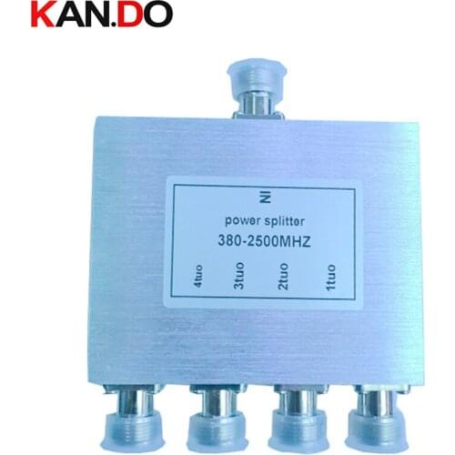 New 4 Way booster use Power Splitter (800~2500MHz),power divider booster accessory signal splitter for telcome use