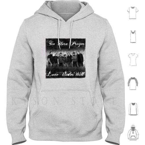 Tin Horn Prayer-Love Under Will Hoodie Long Sleeve Tin Horn Prayer Love Under Will Dextra Portrait Band Bluegrass Punk