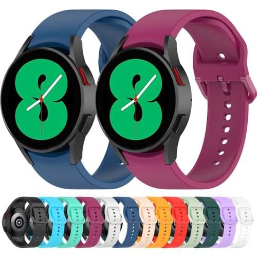 Strap For Samsung galaxy watch 3 41mm Watchband sports Silicone Wristband For galaxy watch 4 classic 42mm 46mm Bracelet Correa