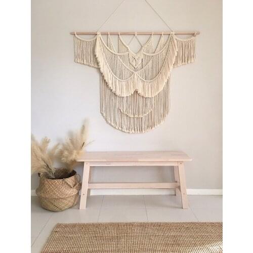 Luxury New design boho wall decor Macrame tassel Wall Hanging Large Tapestry Bohemian Decoration handmade woven Art Tapestry