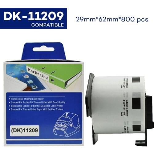 Yance DK-1209 DK-11209 Compatible Brother thermal printer DK-1209 DK11209 sticker Labels thermal paper for brother dk label