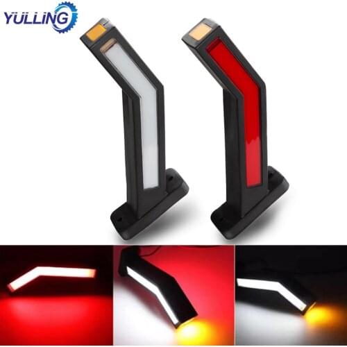 YULLING 2PCS 33LED Trailer LED Side Marker Lighting Outline Marker Truck Light Van LED Lights for Trailer 12-24V