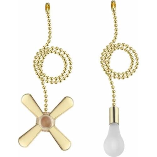 Fan lamp pendant pull rope switch 1 set Decorative Vintage Pendant Connector Set Extension Ceiling Fan Pull Chain Light Bulb