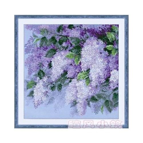 14/16/18/27/28 Scenic Street stairs city Arts Needlework 14CT Canvas Unprinted Handmade Embroidery DMC Cross Stitch Riolis-1533