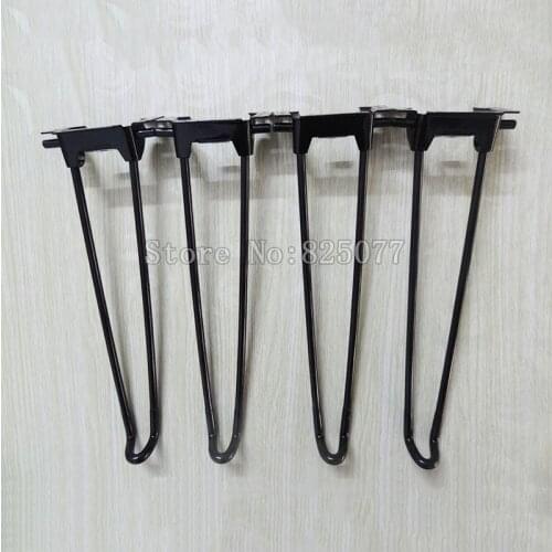 4Pcs/Lot Folding Table Legs Hairpin Leg Computer Coffee Table Furniture RV Table Leg With Screws HM92