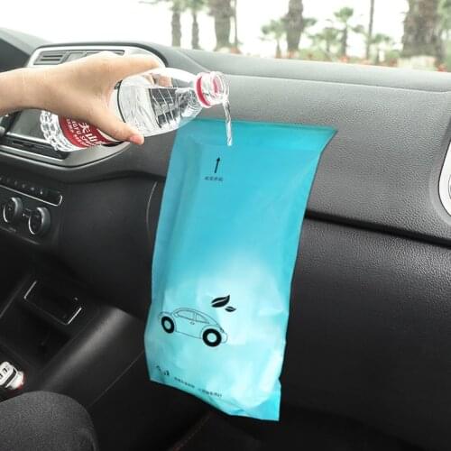 50pcs/set Disposable Self-Adhesive Car Biodegradable Trash Rubbish Holder Garbage Storage Bag vomit bags