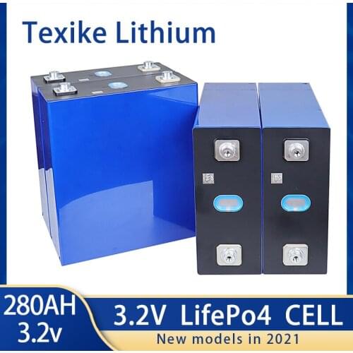 New 3.2V 280Ah lifepo4 Battery 12V 24V 280AH Rechargeable Battery Pack for Electric Car RV Solar Energy Storage System No Tax