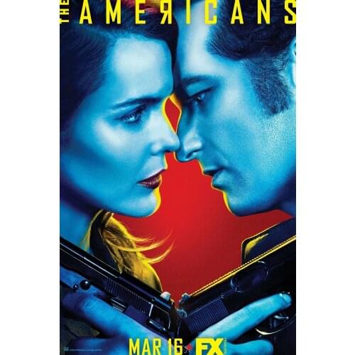 The Americans Season 4 TV Art print Silk poster Home Wall Decor