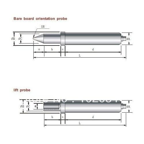 FREE SHIPPING 100PCS/LOT GP1T 29.5MM Bare board Position Probe