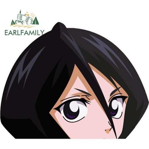EARLFAMILY For Bleach Car Stickers Motorcycle Decal Anime Waterproof 3D Creative Windshield Refrigerator Longest Side Is 13cm