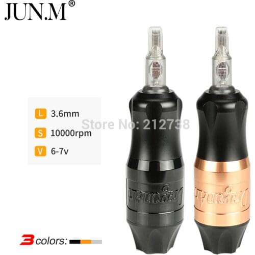 Powerful Short Pen Machine Precision RCA Motor Machine Body Art Permanent Makeup Eyebrow Lip Tattoo Gun Free Shipping